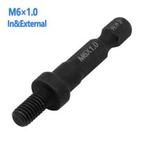 Tap Die Socket Adapter 1/4 '' Hex Shank Machine Screw Metric Plug Threading Tool for Electric Drill M6 M8 M10 A juoda
