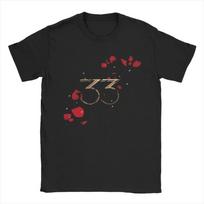 Novelty Expedition 33 Print T-Shirt Men O Neck Cotton T Shirts Short Sleeve Tee Shirt Tops Comfortable Breathable and Soft XXXL