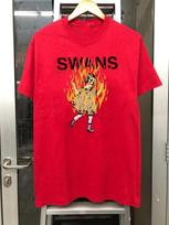 Swans Grupės Marškinėliai Medvilniniai Pilno Dydžio Unisex S-5XL M564 Unisex Marškinėliai L red