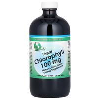 World Organic, Skystas chlorofilas, 100 mg, 16 fl oz (474 ml)