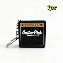 1/3pcs Portable Guitar Pick Storage Box Keychain Pick Hanger Prevent Losing Picks Gift For Guitar, Bass, And Ukulele Enthusiasts