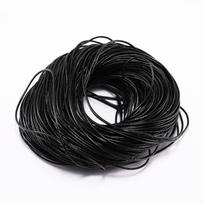 5m/lot 1-3mm Genuine Cow Leather Round Thong Cord DIY Bracelet Findings Rope String For Necklace Jewelry Making Accessories 1.5mm x 5m juoda