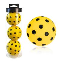 High Elasticity Silent Pickleball Balls 74mm Exact Real Ball  Sports Training geltona