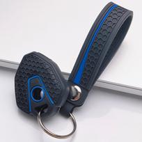 Motorcycle Key Cover for CFMOTO 450MT Mt450 125NK 250NK 400NK 650NK 800NK 700MT with Keychain Honeycomb Texture Shockproof Scooter Key Fob Protector juoda