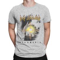 Def Leppard Pyro Men T Shirts  Funny Tees Short Sleeve Round Neck T-Shirt Pure Cotton Big Size Clothing S pilka spalva
