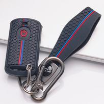 Moto Key Cover for Honda PCX Forza SH150 SH300 XADV Vario Scoopy Yamaha Nmax Xmax Aerox Filano Lexi Fazzio Freego TMAX with Keychain Key Fob Protector juoda
