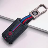 Moto Key Cover for Honda Fit PCX Forza SH150 SH300 XADV Vario Scoopy Yamaha Nmax Xmax Aerox Filano Lexi Fazzio Freego TMAX with Keychain Key Fob Case juoda