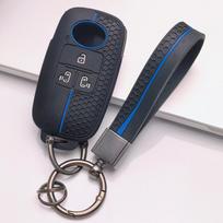 Key Cover for Toyota Raize Tanto Rex Ativa Daihatsu Rocky Tanto Subaru Rex with Keychain Honeycomb Texture Racing Stripe Remote Key Case Protector juoda