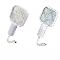 Mosquito Swatter Trap Mini USB UV Light Pest Control Electric Shock Mosquito Killer Lamp Portable Fly Bug Zapper Summer perlų baltos spalvos