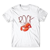 Lobster Rock T-Shirt 100% Cotton Premium Tee NEW M white