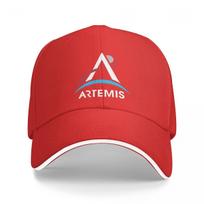 Artemis programos logotipas Marsas 2024 Kosmoso Astronautų Kepurės su snapeliu Unisex Kepurės One Size