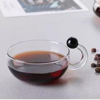 Furnace brewed teapot borosilicate glass light luxury household kung fu tea set thickened flower tea kettle creative rat tail