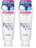 SENKA Perfect White Clay More Facial 150g x 2 25% Cleanser, balta