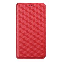 Magnetic Wallet Leather Case for Samsung Galaxy S25 Ultra S24 Plus S23 A06 A16 A26 A36 A56 A17 Flip Stand Card Solt Bag Cover Galaxy S25 raudona