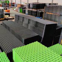 Juoda pralaidi PVC drenažinė plokštė stogų sodams: Didelio suspaudimo, vandens filtravimo, kraštovaizdžio pagrindo plokštė. 0.5mm thick