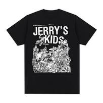 Jerry's Kids Vintažiniai marškinėliai hardcore punk grupės Medvilniniai vyriški marškinėliai Nauja marškinėlė T-shirt Moteriški viršutiniai drabužiai - Vyriški vasaros medvilniniai grafiniai marškinėliai S įvairiaspalvis