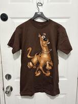 Vintažiniai Scooby-Doo marškinėliai Vyriški Vidutinio dydžio Rudo atspalvio Stanley Desantis Animacinis Grafinis 90-ųjų Unisex Marškinėliai XXXXL