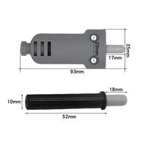 1/2Pcs Soft Close Cabinet Dampers - Push-Type Door Stopper & Rebound Buffers for Drawers, Wardrobes & Furniture