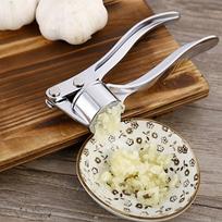 Commercial Heavy Duty Garlic Press & Multi-Tool. 18cm, Aluminum, for Restaurant, Durable United States brown