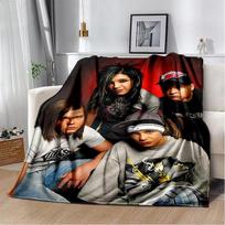 Tokio Hotel Roko Grupė Tom Bill Kaulitz 29 Stilius Naujas pledas, Minkštas metamas pledas namams Miegamojo Lovos Sofos uždangalas Vaikų dovanos uždangalas 75cmx90cm