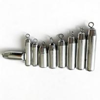 Iron Deep Sea Fishing Weight Bomb Sinker with Swivel Eye 20 g sidabras