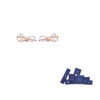 Swarovski Lifelong Bow Stud Earrings Womens Original brand box rožinio aukso spalvos