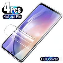 4 vnt. Hidrogelinė plėvelė Samsung Galaxy A54 5G A52 A51 A71 A70 A50 A53 A14 A13 A12 A34 A73 A72 A22 A50 A33 A32 Ekrano apsauga iphone 11 gryna