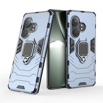Magnetinis dėklas Realme GT 6 6T Neo 3 3T GT 2 Pro Note 50 Apsauginis dangtelis su žiedu-stovu Laikikliu Korpusas Verslo Visiškos apsaugos dangtelis Realme GT Neo 2 mėlyna