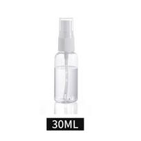 30/50/100ml White Empty Plastic Nasal Spray Bottles Pump Sprayer Mist Nose Spray Refillable Bottling Packaging Travel Accessory