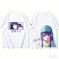 Oshi no Ko Anime Lover T shirt Year round clothing personality Clothes Plus Size Unisex New Model Streetwear gift high quality 4XL