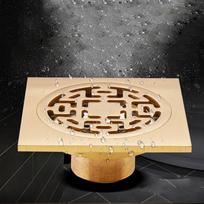 New All Copper Anti-odor Bathroom Drainage Waste Floor Drain Floor Shower Drain Bathtub Shower Drainer