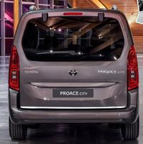 Toyota Proace City 2019+ Chromuota Juosta Ant Galinio Dangčio