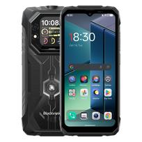 Blackview ROCK 1 Android 16 Atsparus išmanusis telefonas 15000mAh/33W, 24GB RAM+256GB ROM, 16MP+13MP + 20MP Naktinio matymo, 6.56  HD+ 2.01  Dvigubas ekranas, IP69K/NFC juoda