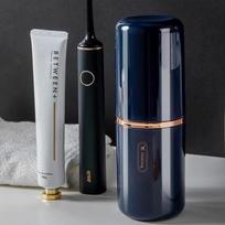 Lehuolvxing Toothbrush Cup Set, Travel Mouthwash Cup, Portable Dental Kit, Essential for Business Trips