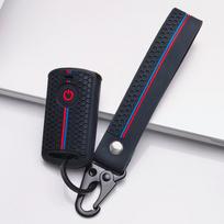 Moto Key Cover for Honda Fit PCX Forza SH150 SH300 XADV Vario Scoopy Yamaha Nmax Xmax Aerox Filano Lexi Fazzio Freego TMAX with Keychain Key Fob Case juoda