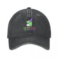 Vintage Glep Coffee Friends Baseball Caps Men Women Distressed Denim Headwear Outdoor Summer Caps Hat One Size