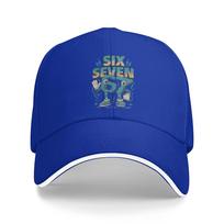 Steal A Brainrot Six Seven  Italian Brainrot Gaming Baseball Caps Sandwich Caps Unisex Style Adjustable Headwear Outdoor One Size