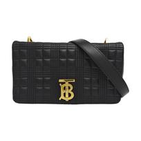 [Pre-Owned] Lola Bag TB Logo Quilted Metal Chain Color Block Lambskin Crossbody Shoulder Bag - Very Good #XI76B9 ONE SIZE