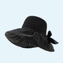 Summer Sunshade Custom Ladies Anti-UV Breathable Knitting Sunscreen Large Brim Sun Hats One Size juoda