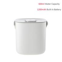 600 ml rankinis belaidis oro drėkintuvas-valytuvas USB nešiojamas aromaterapinis difuzorius įkraunama baterija ultragarsinis drėkintuvas Gray