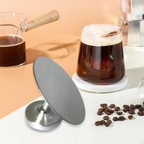 Espresso Lens Coffee Extraction Observation Machine Tool for Home Bar Silvery Base