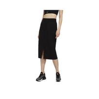 Nike Sportswear Tech Fleece Solid Split Knit Long Skirt Women skirts Black CZ8919-010 XL black