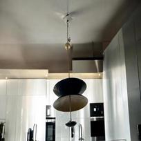 Flush Mount Pendant Light Chandelier Mid Century Dome Ceiling Light for Lighting