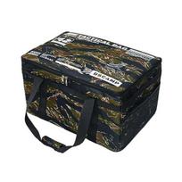 Tactical Camping Storage Bag 42L Utility Organizer Tote with Dividers Waterproof Oxford Fabric Collapsible Cookware Organizer for Camping Travel Car kamufliažas