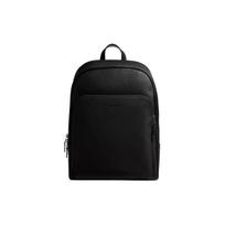 Coach Gotham 29 Fashion Minimalist Zipper Closure Pebble Leather Backpack Large Women backpack Black CR760-BLK Basic Set (Bag+Dust Bag)