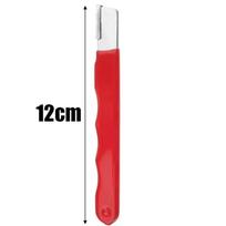 3PCS Portable Quick Sharpener Handheld Knife Grinding Stone Steel Sharpener for Axe Scissors Pocket Kitchen Garden Tools 12cm & 1PCS raudona