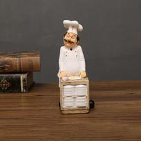 Modelis Rustic Bakery Šefo Dervos Statulėlė Rankdarbis Virtuvės Šefo Figūrėlė Kepėjams Maisto Mėgėjams Style 11