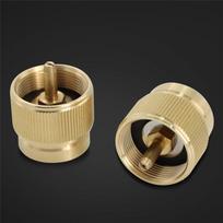 URPOOL Propane MAPP Gas Tank Adapter with Lindal Valve for Camping Stove 1L Cylinder Input Lightweight for Climbing auksas