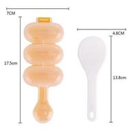 Bento Decoration Rice Ball Molds Seaweed Cutter Cartoon Kitchen Gadgets Embossing Device DIY Making Sushi Maker Mould raudona