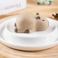 Mielas „Capybara“ silikoninis pelėsis Animacinis filmas „Gyvūnų pieno želė pudingas“ Silikoninis pelėsis Namų virtuvė Kepimo reikmenys Vakarėlio restoranas